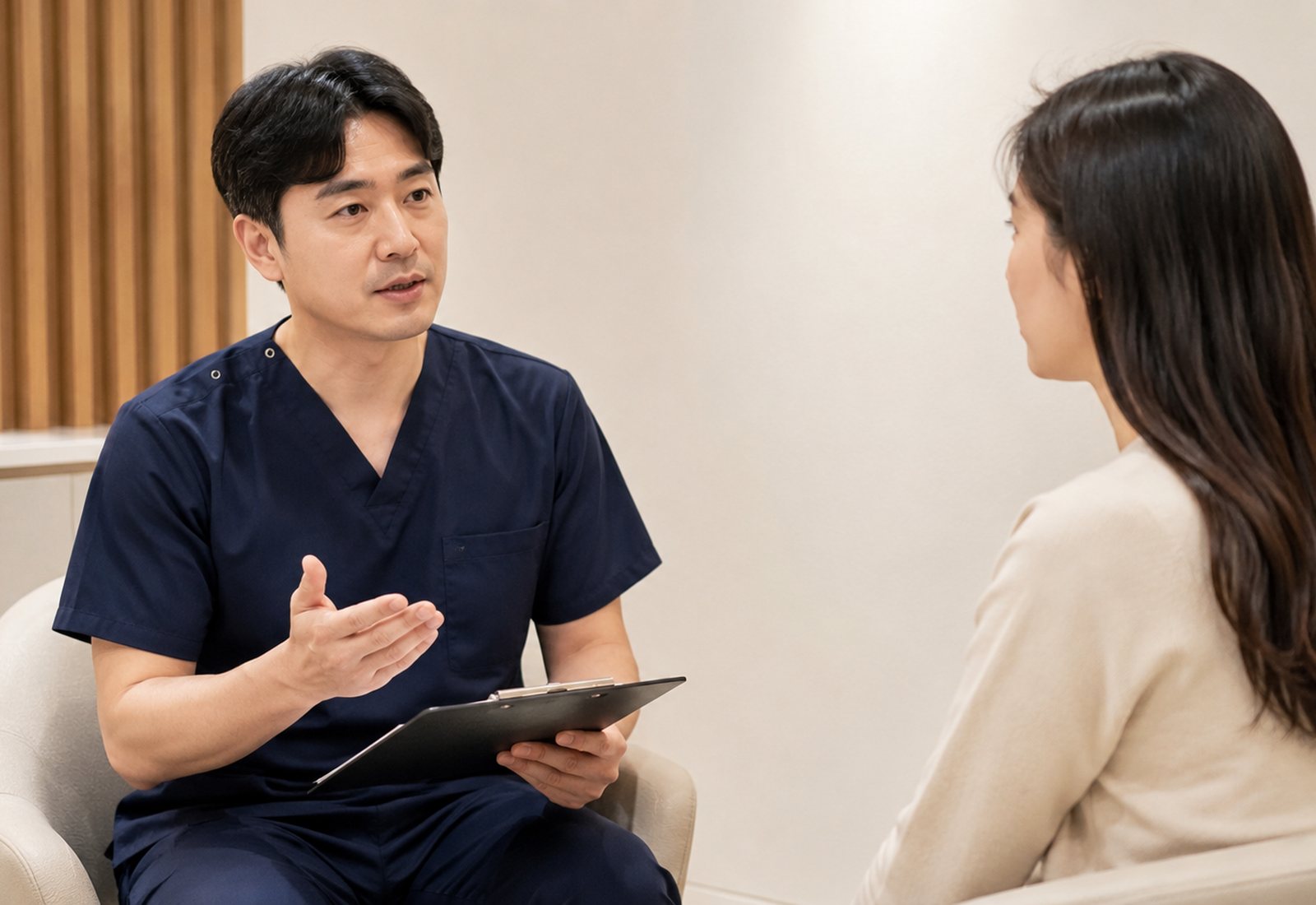시술 전에는 복용 약과<br>건강 상태를 꼭 알려주세요.